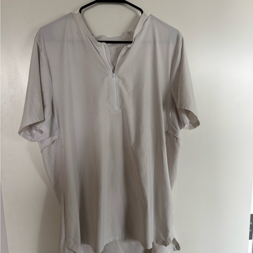 lululemon athletica Men's Tennis shirt XL in white.